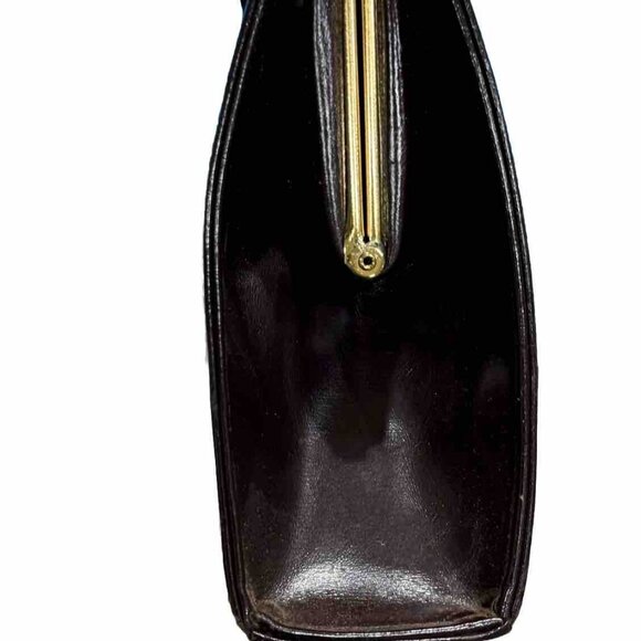 VTG James Florsheim London for Woodward and Lothrop Brown Leather Tailored Purse - Picture 6 of 15